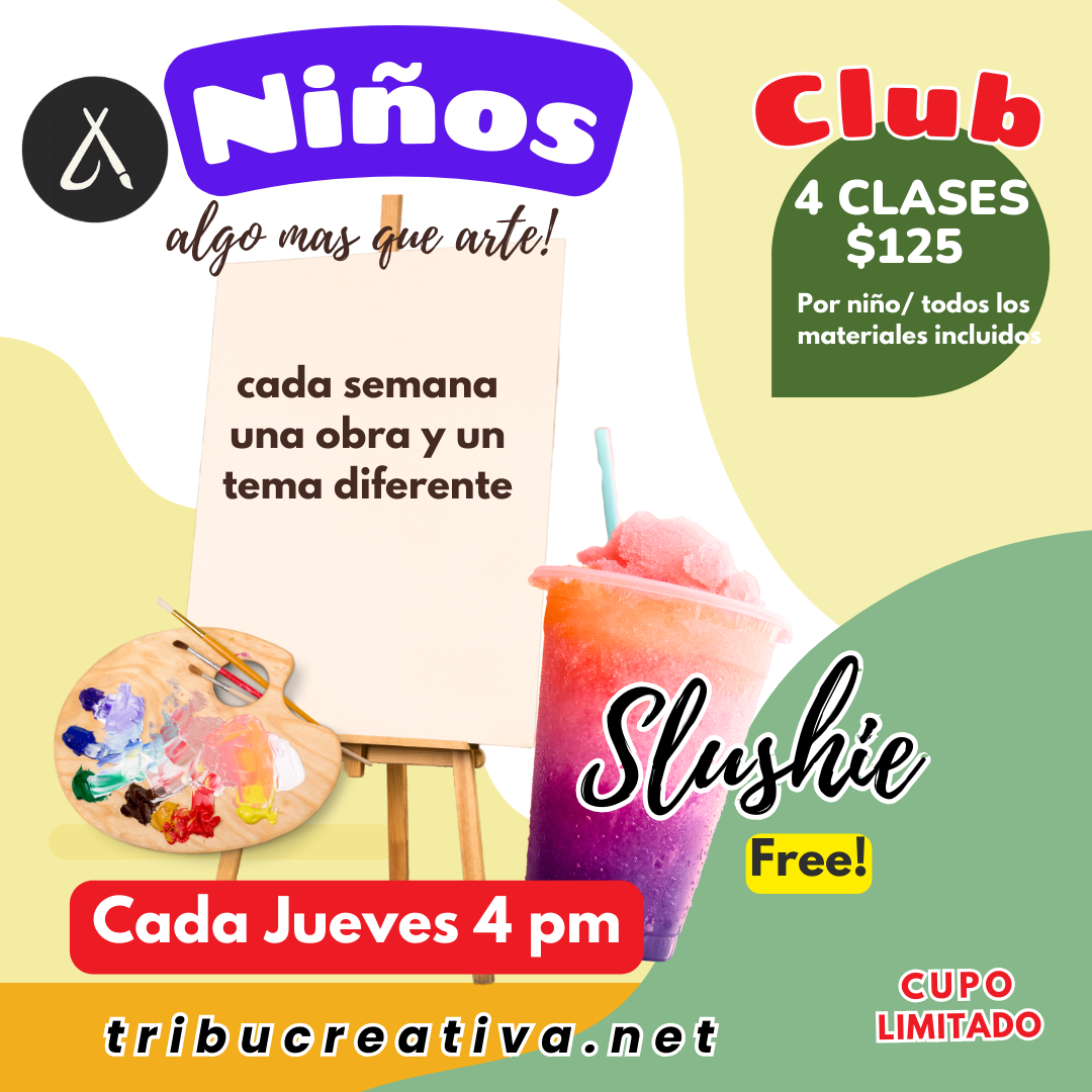 ✨🎨 CLUB Arte & Emociones – Para Niños 🎨✨ 4 CLASES