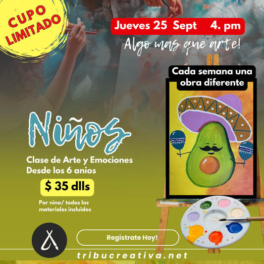 ✨🎨 Arte & Emociones – Para Niños 🎨✨ SEPT 25