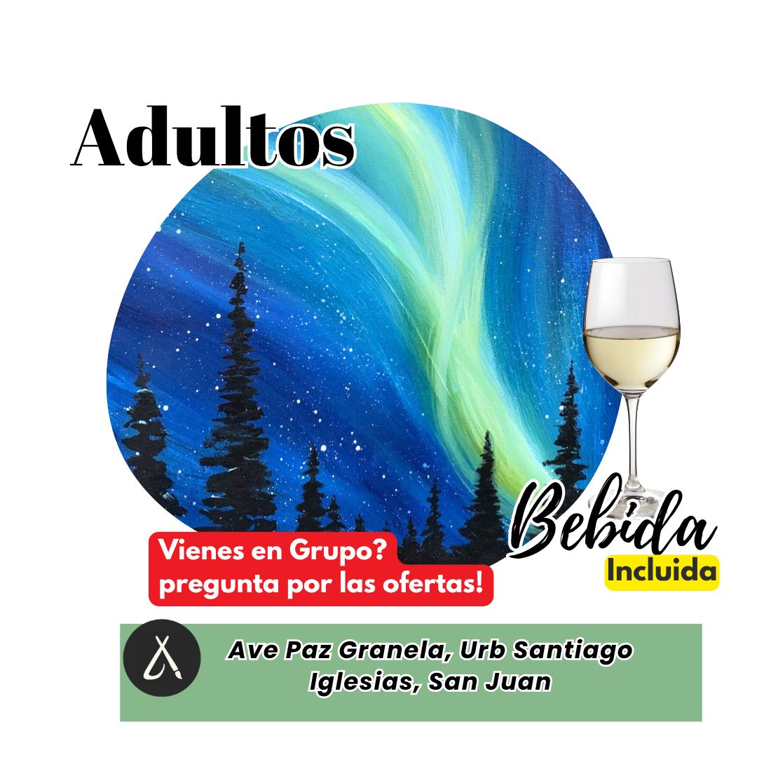 Pintemos Auroras Boreales - Viernes 21 Nov - 5.30 pm
