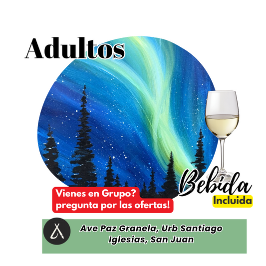 Pintemos Auroras Boreales - Viernes 21 Nov - 5.30 pm