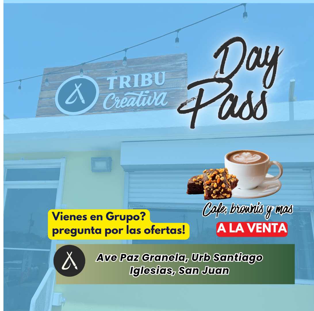 🎨☕ Martes de Day Pass – Tu pausa creativa entre seman