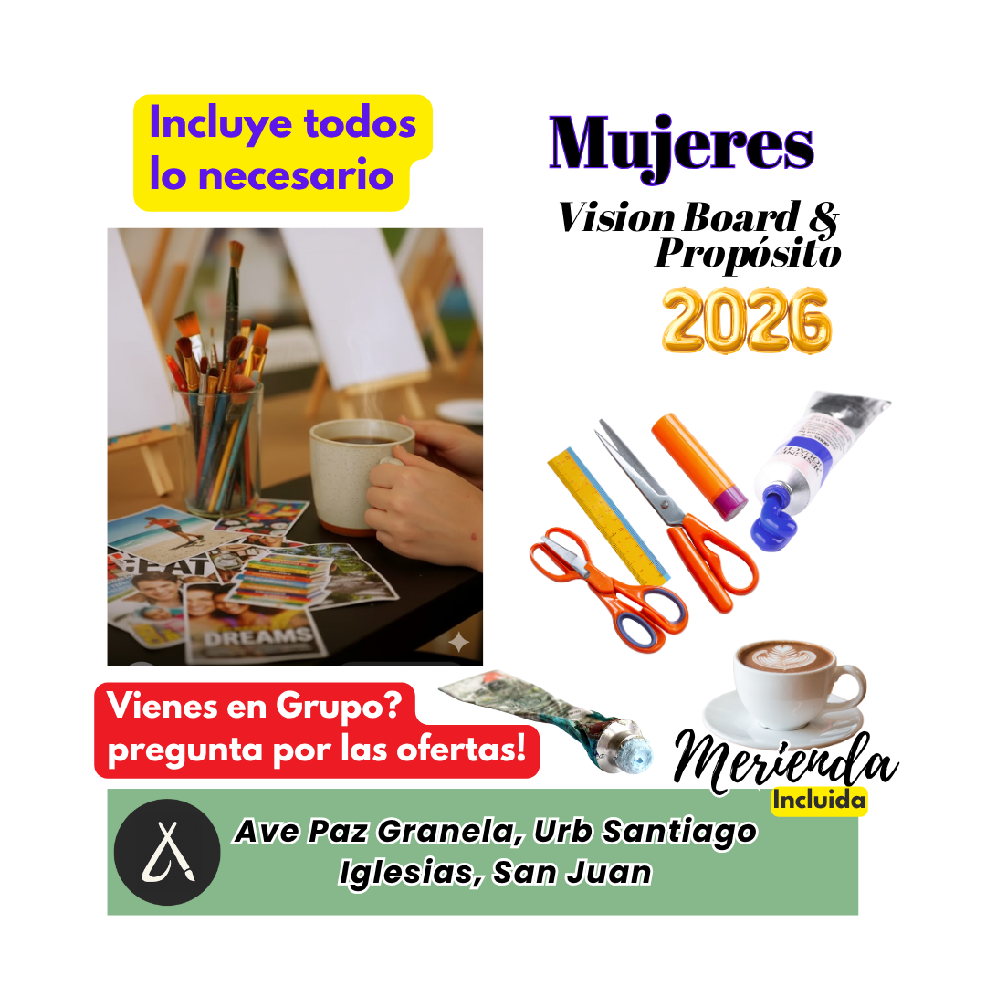 Experiencia Vison Board & Proposito 2026- Sabado 06 Dic -2pm